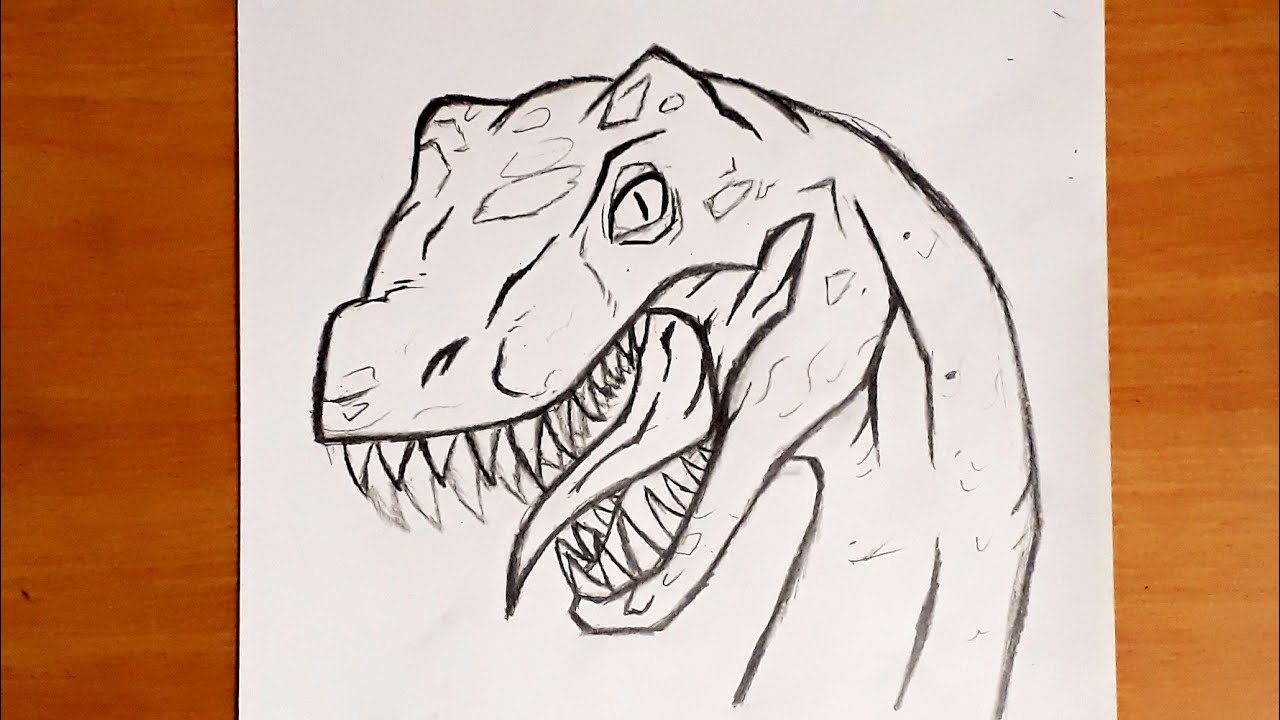 Adım Adım Raptor Çizimi Sanat Videosu - YouTube