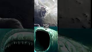 THE BLOOP VS GIANT SEA MONSTER ( CLOVERFIELD),GIANT SNAKE,MUTATED FISH(the host monster)