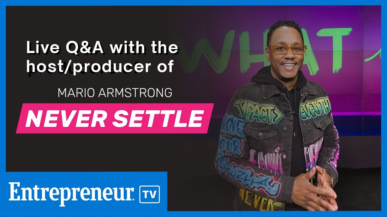 Live Q&A With the Emmy-winning Host of "Never Settle"