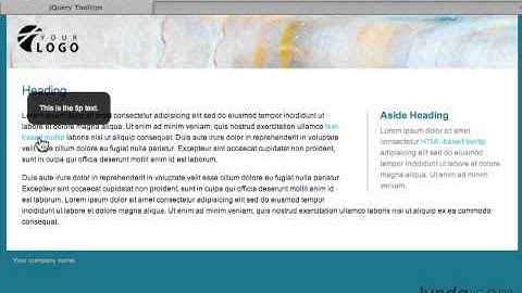 Create a Tooltip with jQuery-00-01-welcome