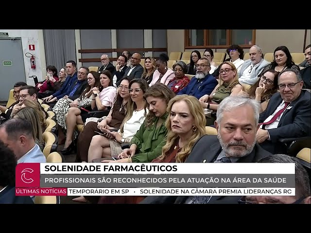 Câmara de SP sedia entrega da Comenda do Mérito Farmacêutico Paulista