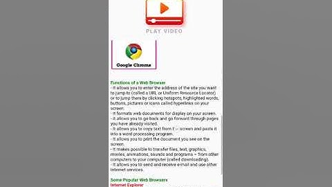 Std 4 Ch no. 4 Topic : Internet Term, Web Browser, Parts of Internet Explorer.