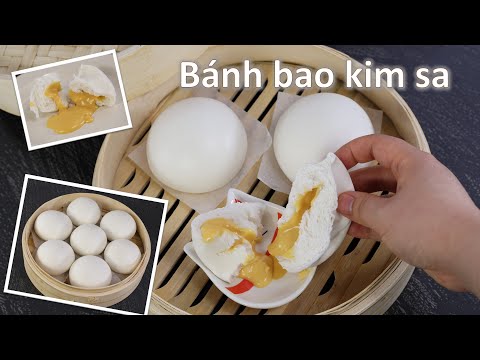 Video Chi tiết cách làm bánh bao kim sa (Liu Sha Bao) |... - youtube