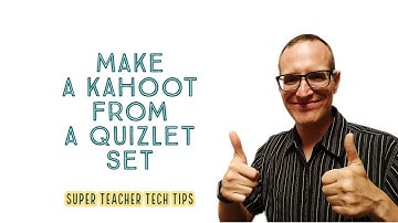 Make a Kahoot From a Quizlet Set