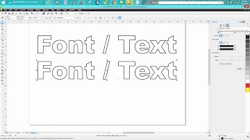 Corel Draw Tips & Tricks Font or Text little Info
