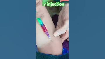 Intravenous injection use ll iv injection kese lagaye ll #ivinjection #short