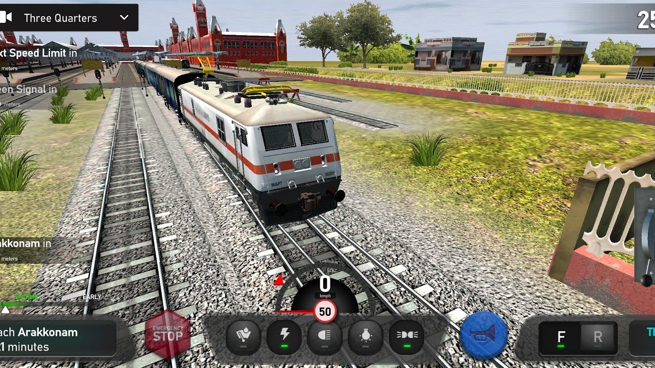 High Speed Crossing : Indian Train Simulator : 2022 Gameplay