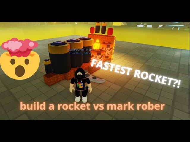 Mark Roblox: 's favorite engineer is building rockets in a