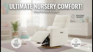 CHITA Swivel Rocker Recliner Review | Worth It Power Nursery Glider