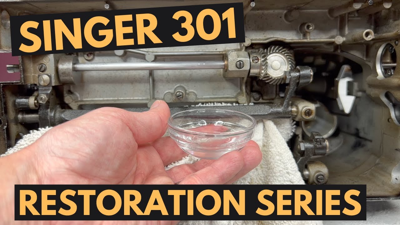 How to clean a Singer 301 - Parts and Body: Singer Restoration Series ...