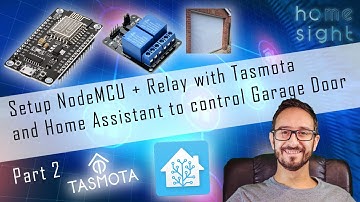 How to setup NodeMCU with a Relay into Home Assistant and Node Red to control  garage door - Part 2