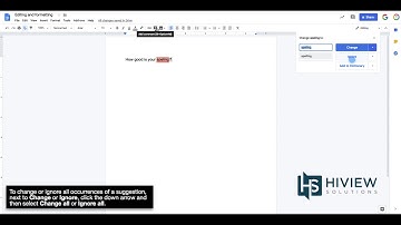 How to use spell check in a Google Doc