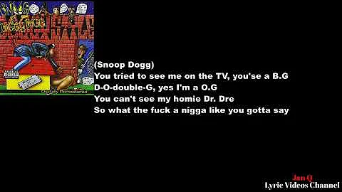 Snoop Dogg - Tha Shiznit (Lyric Video)