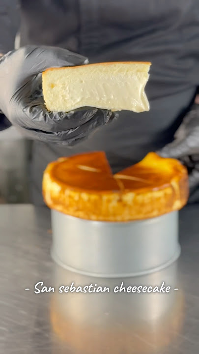 San sebastian cheesecake #sansebastian #sansebastiancheesecake #cheesecake #bakingideas #bakingtips