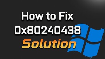 FIX 0x80240438 Error "There Were Some Problems Installing Updates" Windows 11/10 [2025]