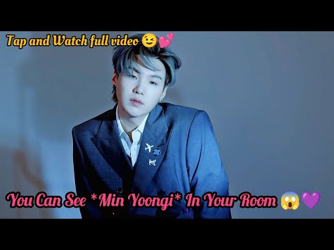 You Can See *Min Yoongi* In Your Room Wall 😱💜😉💕 {YOONGI VERSION}