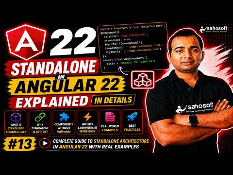 Standalone Architecture in Angular 22 Explained in Detail (2026) | Angular 22 Complete Course