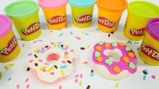 Play Doh oyun hamurundan donut yapalım. Eğlenceli video. screenshot 1