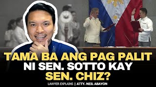 Download Lagu Sen. Sotto PINALITAN si Sen. Chiz as SENATE PRESIDENT! #LawyerExplains #AttorNEIL MP3 Download Lagu Sen. Sotto PINALITAN si Sen. Chiz as SENATE PRESIDENT! #LawyerExplains #AttorNEIL MP3
