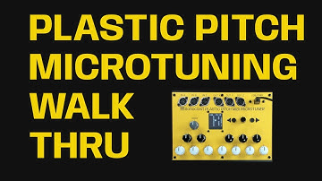 Using the Plastic Pitch MIDI Microtuner / Walkthrough
