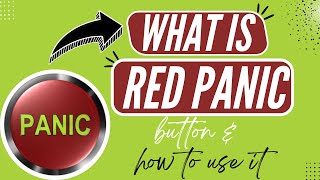 WHAT IS THE RED PANIC BUTTON APP + HOW TO USE IT - Quick Beginner's Video - 2025