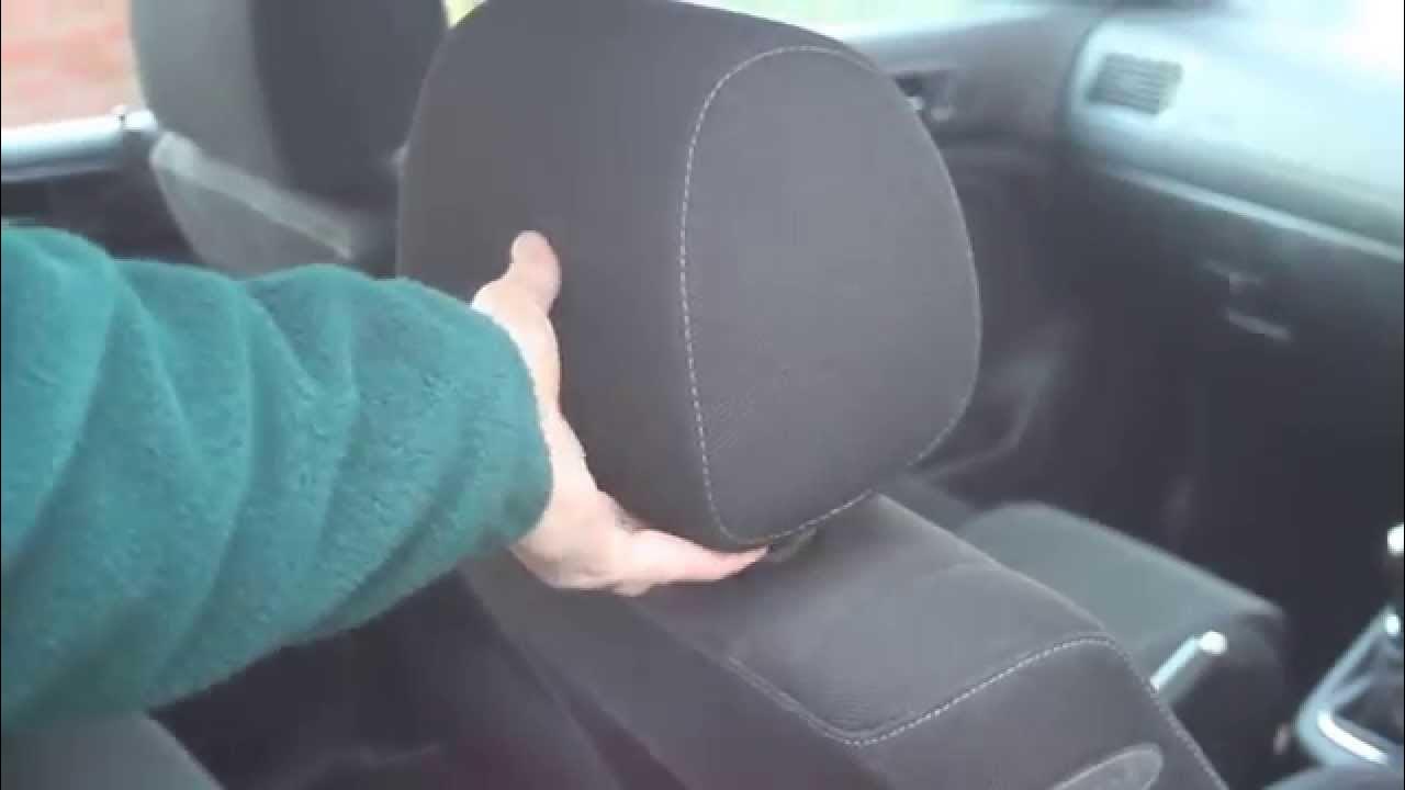 VW Golf How to Remove Headrests from Seats for Cleaning YouTube