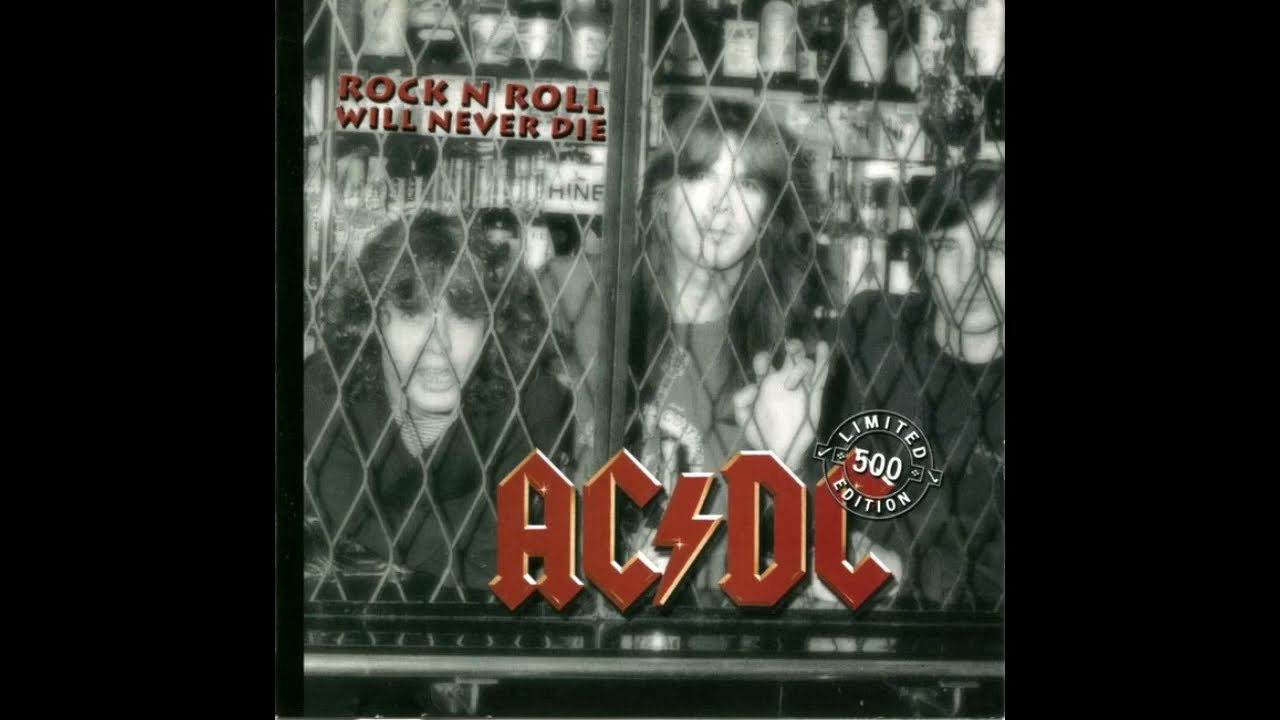 Écusson AC/DC - Rock N Roll Will Never Die - 10x7 Cm - Pour Vestes, Sacs Ou Customization
