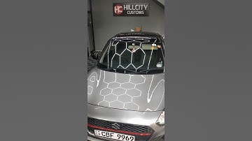 Suzuki Swift RS | Roof Wrap | Diffuser Wrap | Gloss Black | SL Wrapping Boy ✅