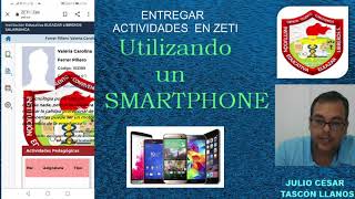 Entregar actividades en la plataforma Zeti screenshot 3