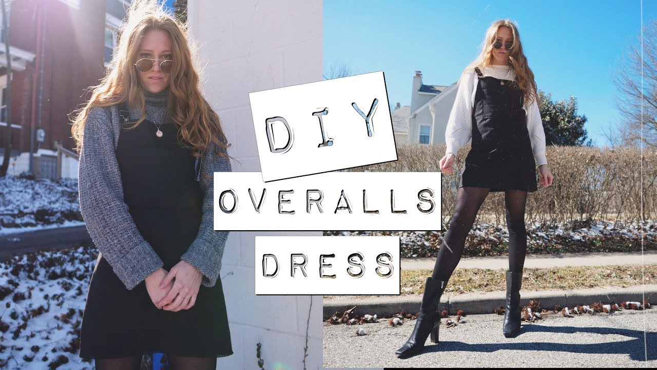 ????h???? ???????????????????????????? Diy Overalls Dress | So Freakin Simple! Give It A Go!  - Youtube