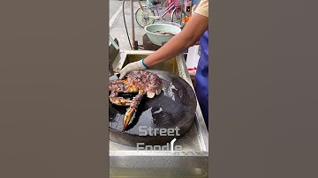 Cutting king Crab｜Street Food