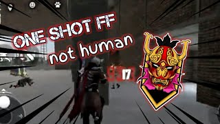 One shot FF🔥not human👽💪| FREE FIRE BATTLEGROUND [AW Gaming]