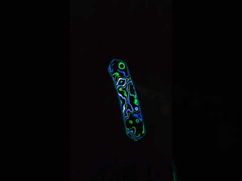 Glow In The Dark Camo Carbon Knife Scales!!!