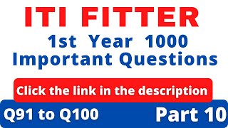 fitter theory iti 1 year | objective question | fitter mcq  | ncvt iti question | iti fitter screenshot 3