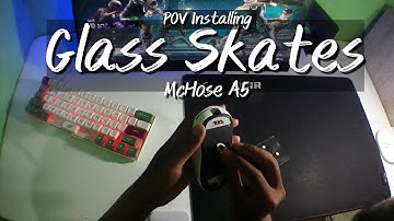 POV: PUBG Steam With Glass Mouse feet | Asmr Mouse & Keyboard Cam