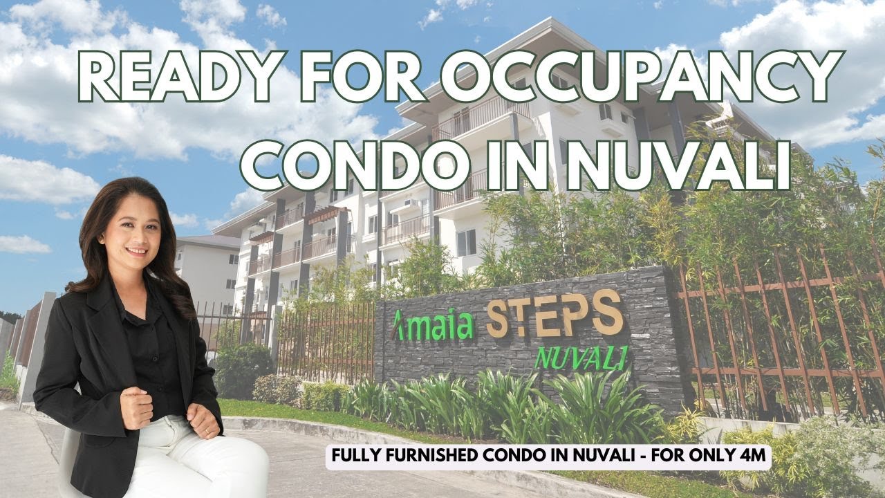 ₱4M Fully Furnished Condo in Nuvali | Welcome to Amaia Steps Nuvali