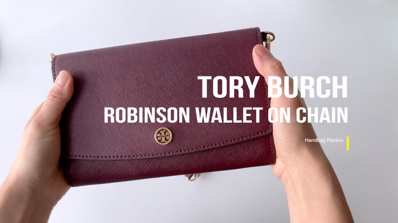 Tory Burch Robinson Wallet on Chain Review WOC Review : Affordable Luxury  Bag Alternatives - YouTube