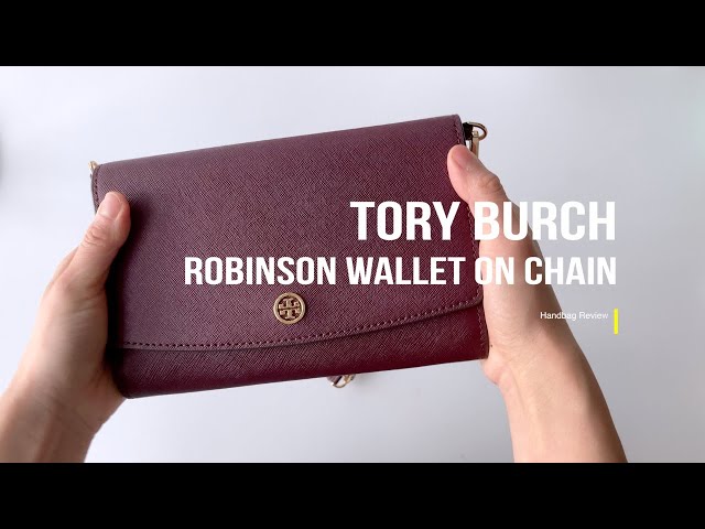 Tory Burch Robinson Mini Wallet - Purple Iris