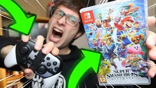 Ya Tengo SUPER SMASH BROS ULTIMATE con MANDO PRO Edition 😱 UNBOXING y GAMEPLAY Español