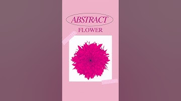 How To Make Cool Abstract Flowers In adobe illustrator Minutes.  #shorts #ytshorts