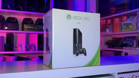 Xbox 360 E Unboxing 
