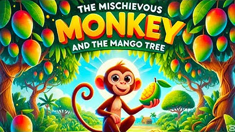 The Naughty Monkey And The Mango Tree | हिंदी कार्टून | Cartoon Stories | Bedtime Kahani