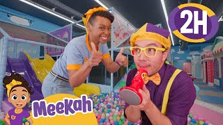 Blippi & Meekah's Opposite Day Extravaganza | 2 HR OF MEEKAH! | Educational Videos for Kids