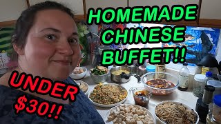 Frugal Friday!! Making my Own Chinese Buffet for Under $30!!