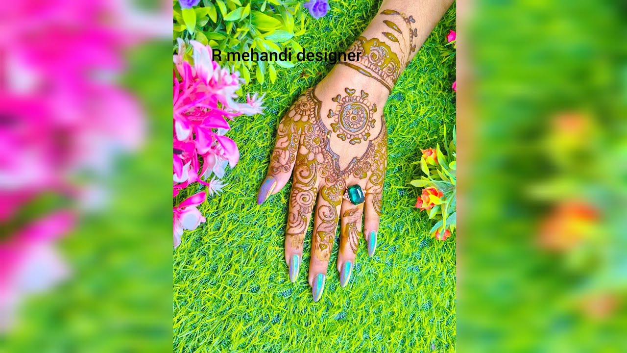 Beautiful back hand mehandi design 2026 trading meandi design lower mehndi design