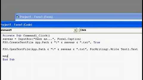 How to make a Text Editor in VB6 ~ SO EASY!!!