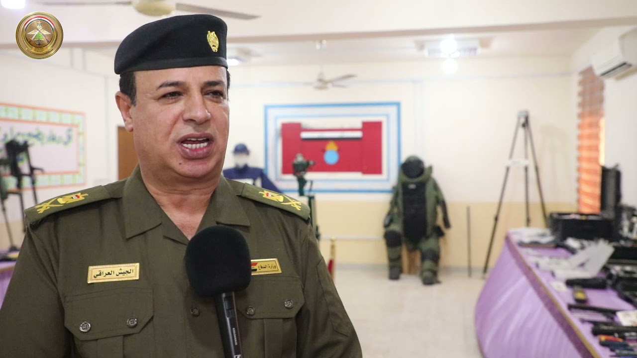 المفتشية العسكرية العامة تجري التفتيش الفحصي لمدرستي معالجة القنابل غير المنفلقة والهندسة العسكرية