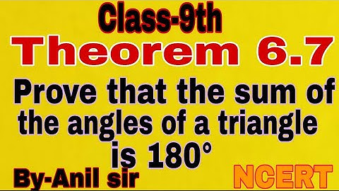 theorem 6.7 class 9 mathematics