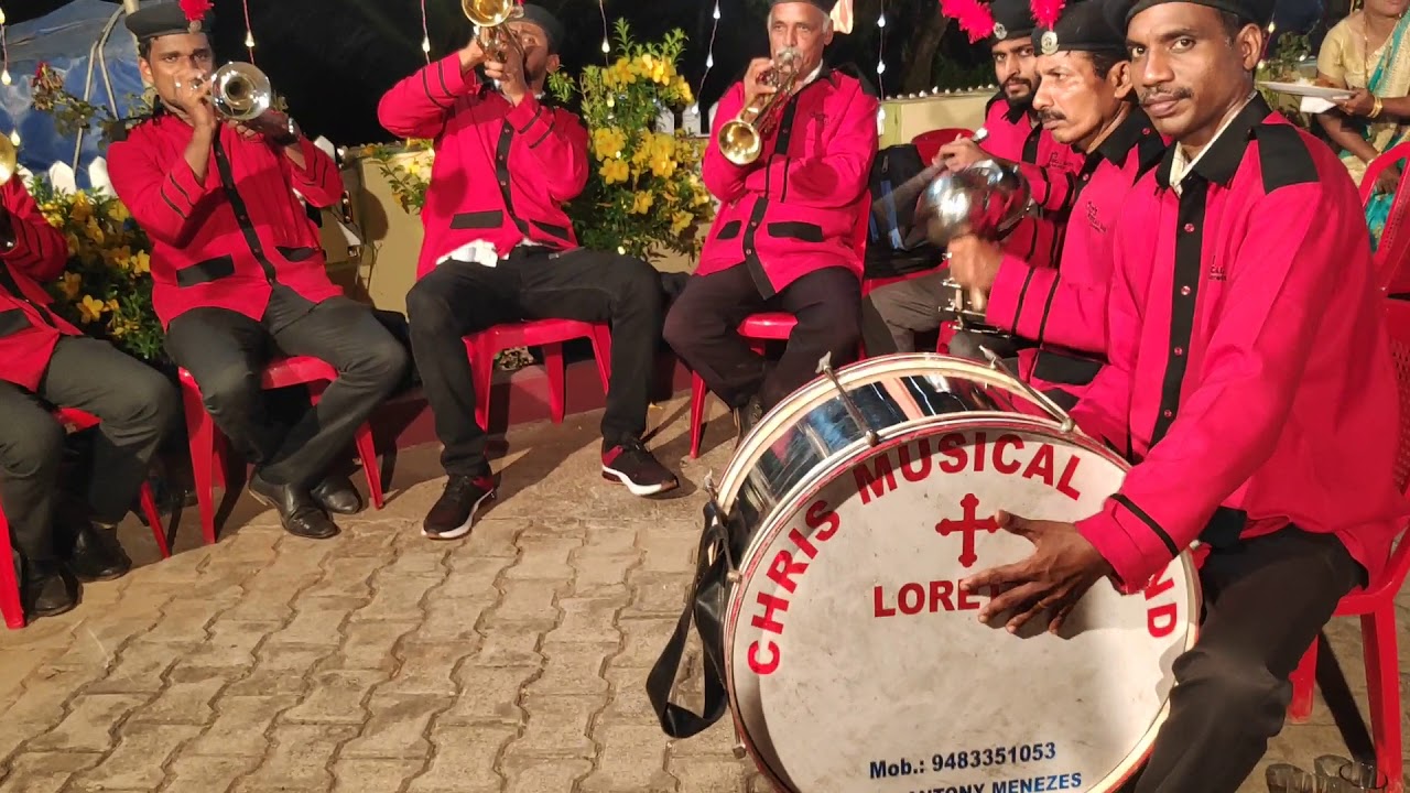 Chris musical brass band Loretto Mangalore 9483351053 YouTube
