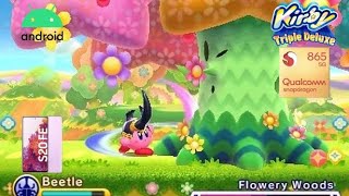 |Samsung Galaxy S20 FE 5G| Kirby Triple Deluxe (120FPS) GAME PLAY ON Azahar 3DS Emulator v2125.1